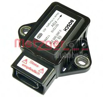 датчик, надлъжно/напречно ускорение