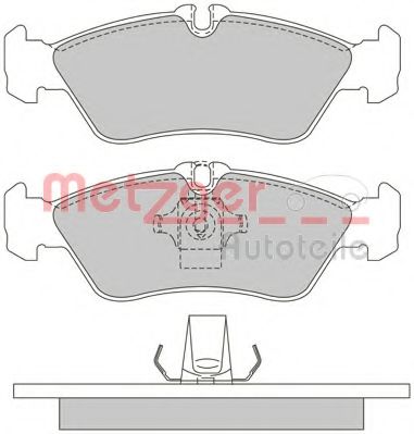 комплект спирачно феродо, дискови спирачки