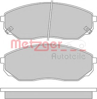 комплект спирачно феродо, дискови спирачки