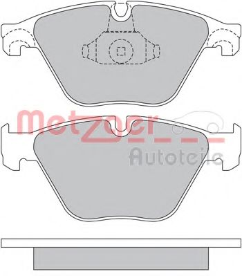 комплект спирачно феродо, дискови спирачки
