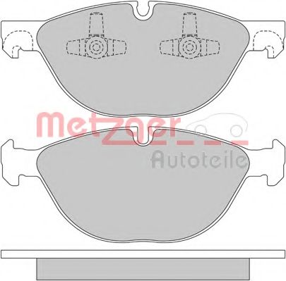 комплект спирачно феродо, дискови спирачки