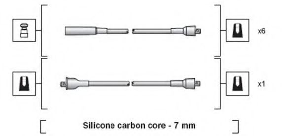 комплект запалителеи кабели 941318111031