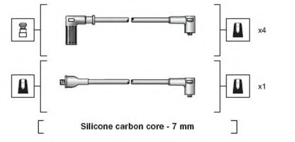 комплект запалителеи кабели 941318111113