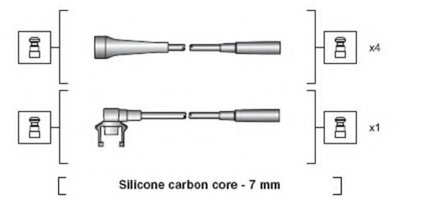 комплект запалителеи кабели 941318111145