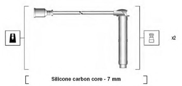 комплект запалителеи кабели 941255180828