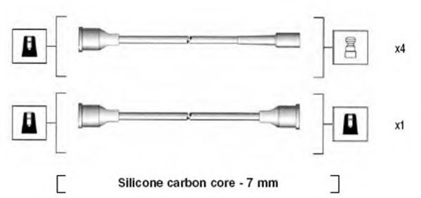 комплект запалителеи кабели 941285030841