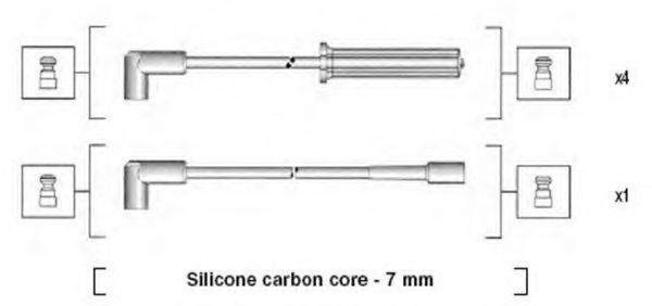 комплект запалителеи кабели 941365020925