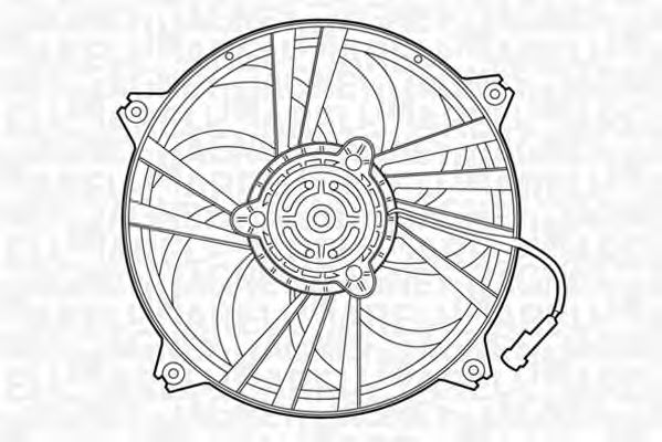 вентилатор, охлаждане на двигателя 069422301010